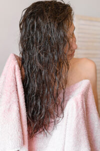 wet hair